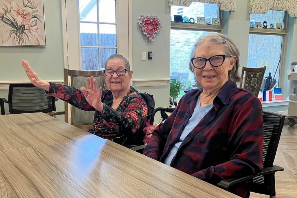 Buda Oaks | Two Senior Women Having Fun